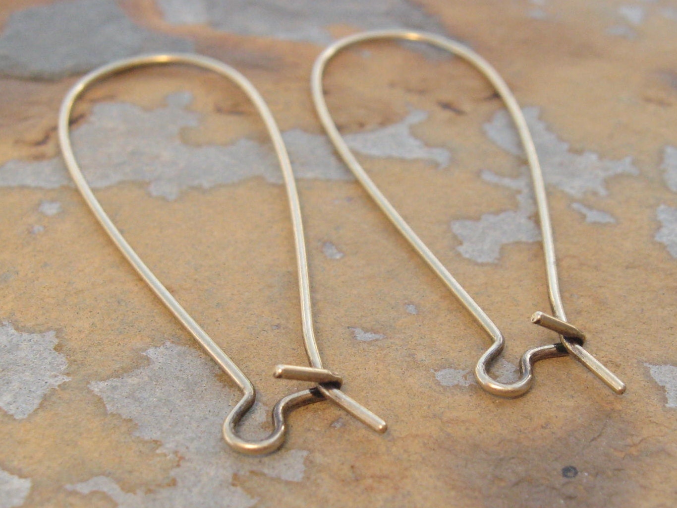 Trinity Brass 6 Trinity Antique Gold  Kidney Earwire -  LOW SHIPPING