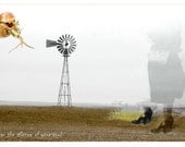 Altered Art Collage Original Photography Autumn Pastoral Retro Surreal Home Decor