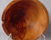 Curly Redwood Bowl Hand Turned Wooden Bowl Art Number 4705 by Bryan Tyler Nelson
