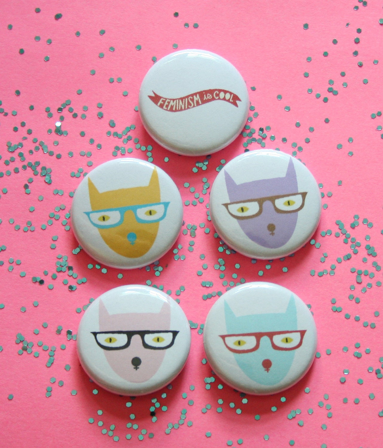 Cat Pack Button Set