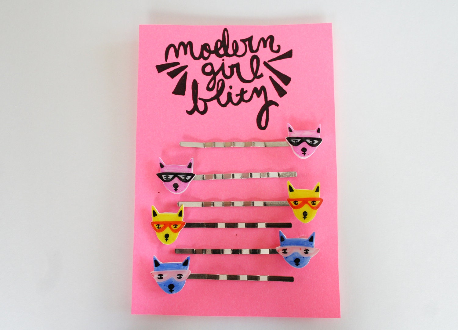 Cool Cat Hair Pins Gift Set