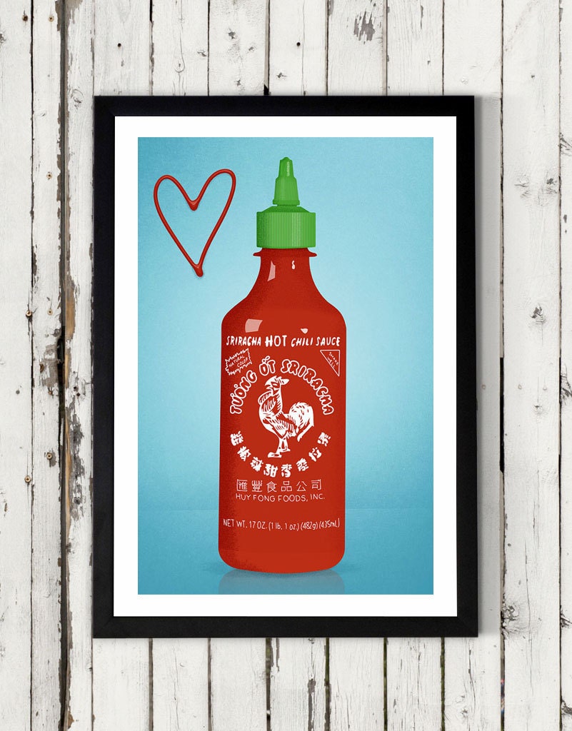 Love Sriracha Print