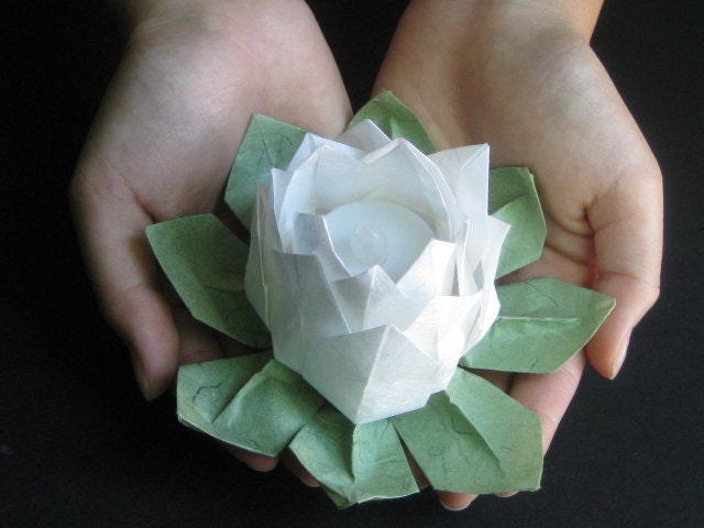 Origami Lotus Flower Table Lighting Decoration - SMALL SIZE