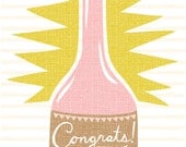 bubbly congrats card