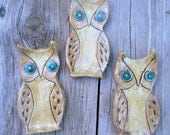 Whimsical Ceramic Owl Dishes - custom made to order