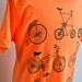 Toddler and Kids Tshirt - Any Bike Will Do - Neon Orange - Cycle