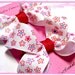 NEW Small Boutique Bows Multicolor Flower Pattern