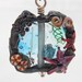 TIDE POOL PENDANT - on silk ribbon necklace - Lampwork