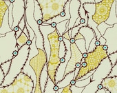 SALE Field Study Fabric by Anna Maria Horner for Free Spirit, Migratory Lace in Seaweed-1 Yard or by the yard
