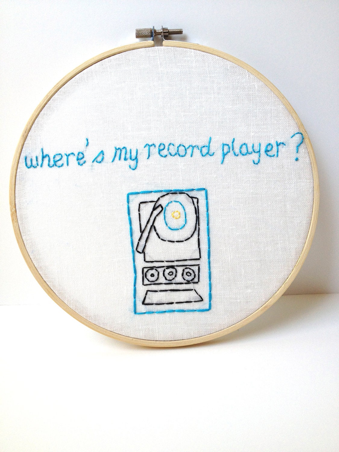MOONRISE KINGDOM quote. embroidery hoop art. Embroidered quote