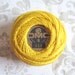 DMC Pearl Cotton Balls Size 5 - 444 Dark Lemon Yellow