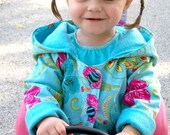 Whimsy Couture Sewing Pattern Tutorial PDF ebook Hooded Jacket Boys Girls (reversible) sizes 2t through size 10