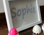 Sophie - Framed Hand Embroidered Name
