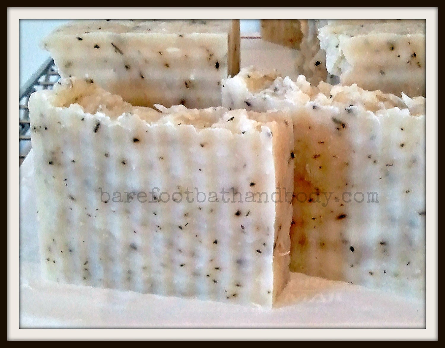 Ready to Ship Shea Butter Soap Handmade Rosemary's Mint Hot Process Bar