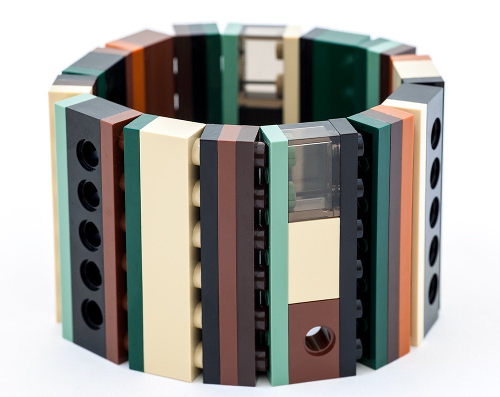 pine basic 1x6 LEGO bracelet