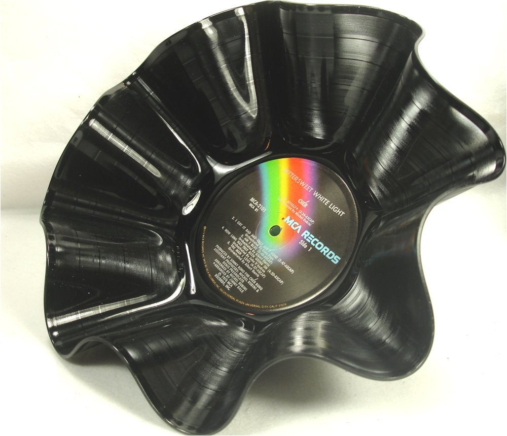 CHER Bittersweet White Light - Recycled Record Bowl - Sonny & Cher Bono