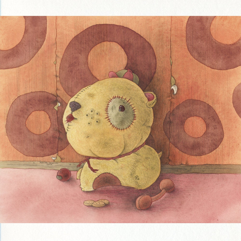 Bonzo Bighead original artwork by Gretel Parker
