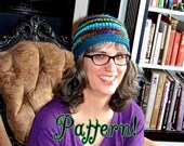 Hypno Hat PDF Crochet Pattern with Bullion Stitch Tutorial