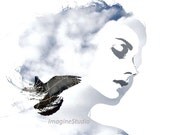 Art, Photo, Photomontage, Collage, Photography,  Portrait, Wall Art, Interior Design, Giclee Print, 10x8 inches