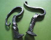 Churchkeys forged from railroad spikes - Bottle openers by a Blacksmith