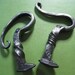 Churchkeys forged from railroad spikes - Bottle openers by a Blacksmith