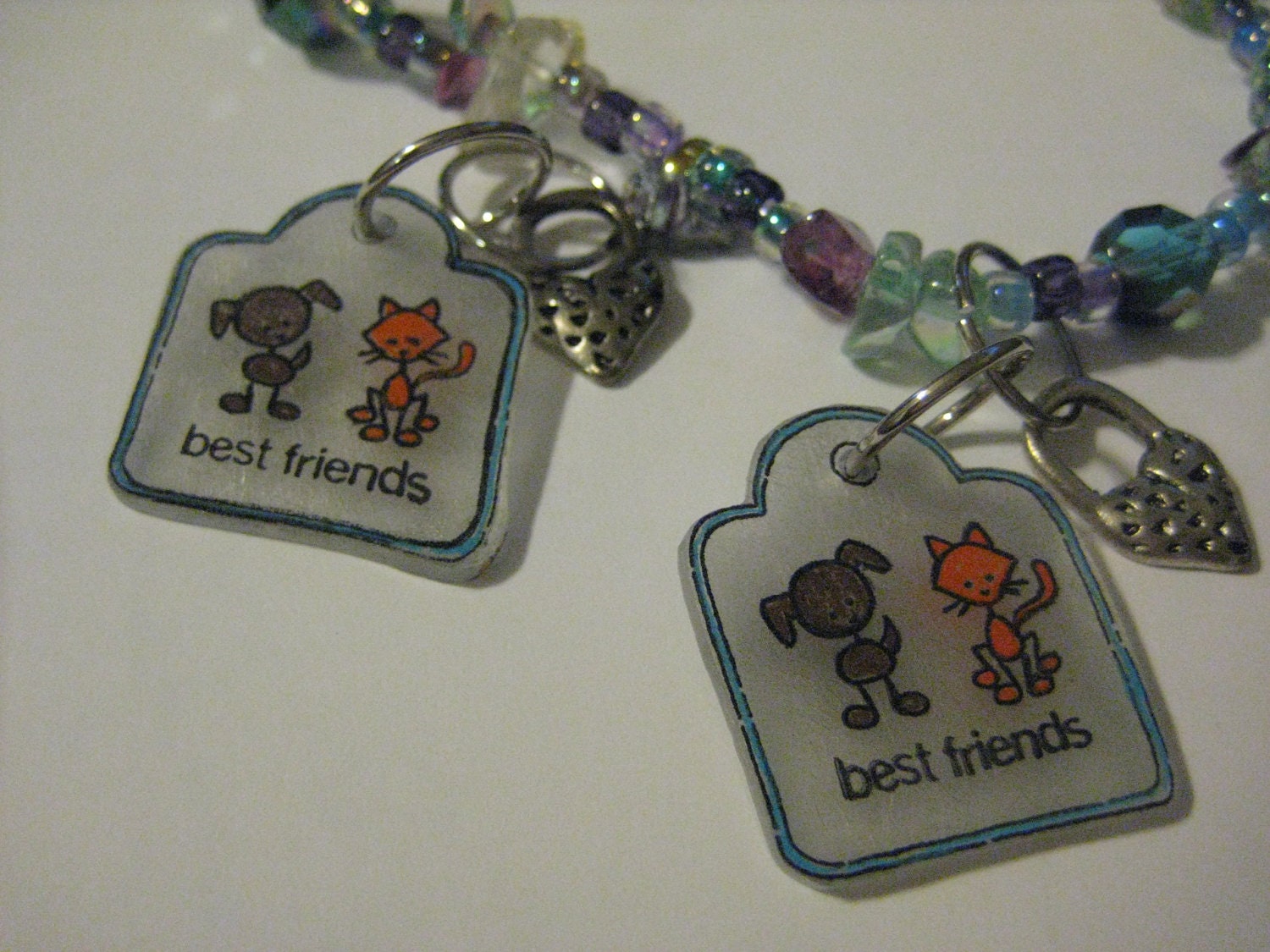 Jewelry for Your Pet...and You: Best Friends Pet Necklace and Matching Charm for You