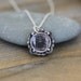 Ready to Ship, Sterling Silver and Pink Amethyst Gemstone Necklace
