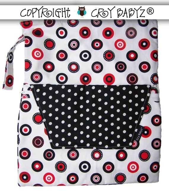 Large WET BAG  Keep the Wet in the Bag Ready To Ship7 Styles to Choose