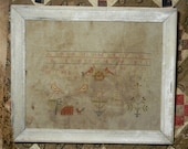 Fronica Beiler 1852 Sampler pattern - NEW December 2012 - from Notforgotten Farm - Etsy Folk