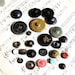 Antique Buttons Large Group of 25 Vintage Collection Victorian   C11