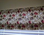 Coffee Cup Lined Valance - Ready to ship