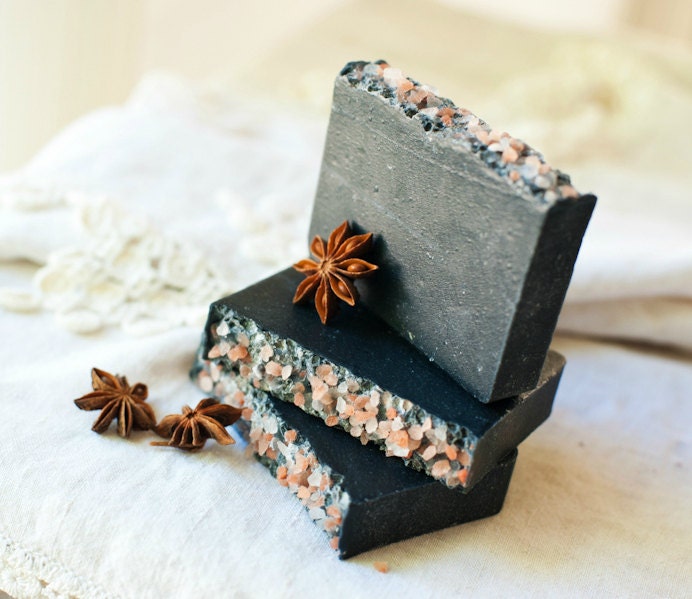 Organic Soap / Anise Bamboo Charcoal/ Detox Complexion Soap
