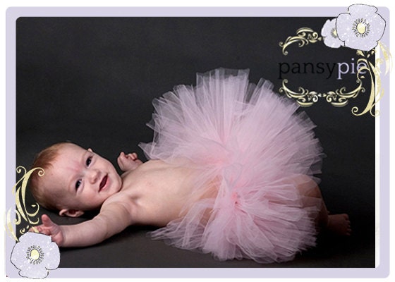 Light Pink Tutu Skirt Infant Girl Tutu Dresses Baby Tutu Skirt  3 6 month