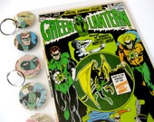 Binder // 3 Ring Binder // Green Lantern // Recycled Vintage Comic