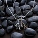 Oak Branch Necklace, Bronze