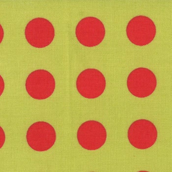 Oh Deer---Dot in Cherry---1 yard--Momo for Moda Fabrics
