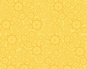 On The Go Gears Yellow - 1 Fat Quarter
