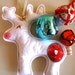 Decoration for Christmas White Scandi Caribou x DASHER limited Edition