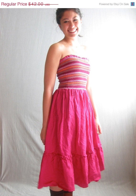 Pink Tube Dress