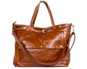 Archive Bag in Arabian Spice Burnt Orange Leather - Made to Order