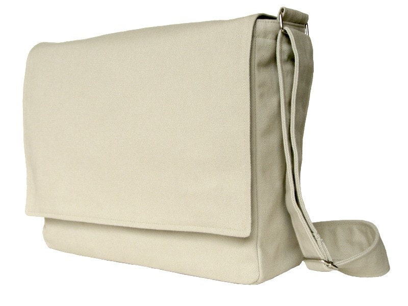 Messenger Bag 13 inch - The Minima in Stone