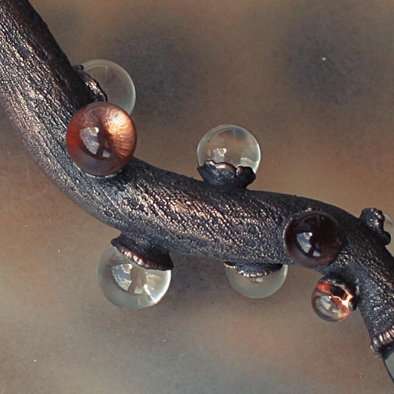 Dragon's Tears - Off Mandrel Handmade Lampwork Pendant (SRA)