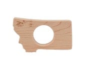 Baby Toy Montana State wooden teether wooden toy
