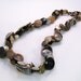 Vintage Button Necklace - Metallic gold silver brass - Mother's Day gift