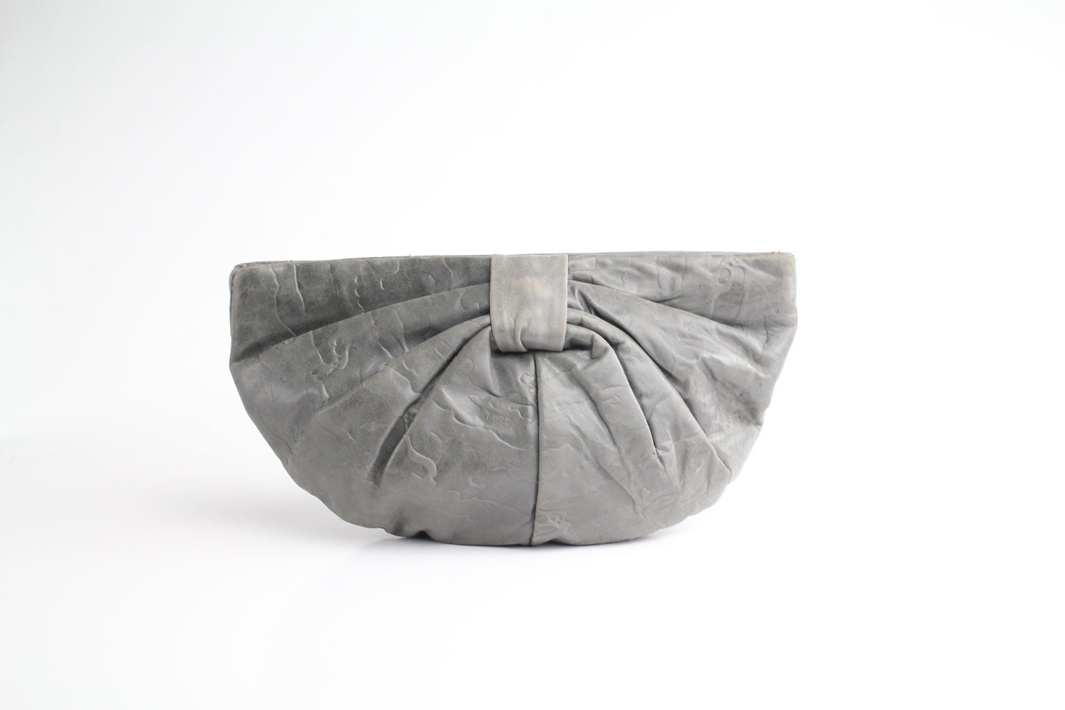 Vintage Letisse Textured Leather Clutch