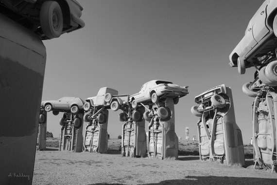 Carhenge - View 2 - 20" x 30" - Fine Art Photograph