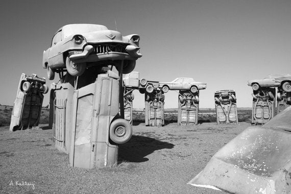 Carhenge - View 3 - 20" by 30" - Fine Art Photograph
