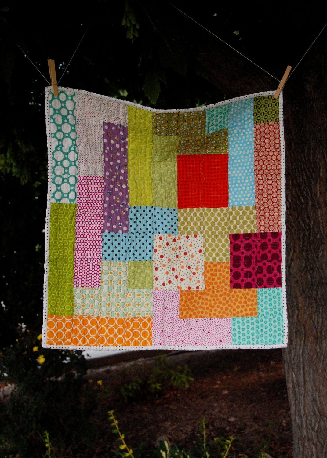 Baby Quilt - Tetris Patchwork