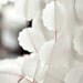 Translucent White Bauble Stitched Paper Garland Christmas