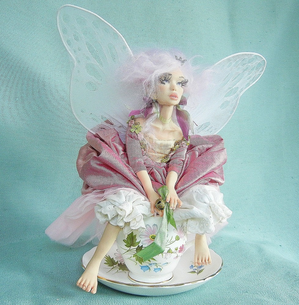 Custom OOAK Fairy Faerie Posable Art Doll By Moninesfaeries